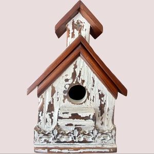 Shabby Chic Farmhouse Style Decor - Decorative Birdhouse